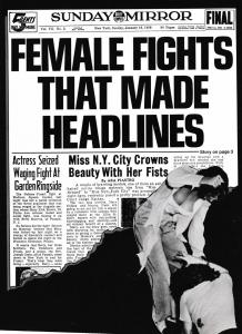 Female Fights that mae Headlines - DIN A 4