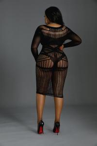 LI.Moonlight Plus Model 03 Black (Dress) From L to XXXL