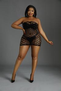 LI.Moonlight Plus Model 10 Black (Dress) From L to XXXL