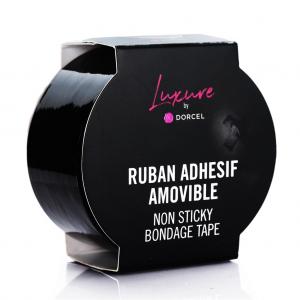 BLACK RED RIBBON BONDAGE TAPE BDSM 15 M