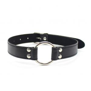 BLACK PVC RING GAG