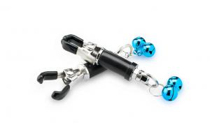 Luxury Nipple Clamps with Blue Bells