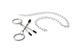 Tweezer Nipple Clamps with Chain