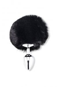 Deluxe Fluffy Bunny Tail - Black