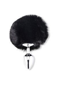 Deluxe Fluffy Bunny Tail - Black