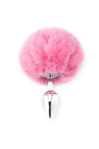 Deluxe Fluffy Bunny Tail - Pink