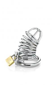 Ringed Cock Cage With 3 Cockrings