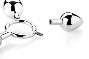 Cock Ring With Three Anal Plugs