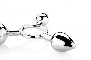 Cock Ring With Three Anal Plugs