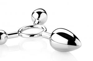 Cock Ring With Three Anal Plugs