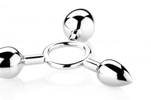 Cock Ring With Three Anal Plugs