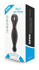 Silicone Black Racer Vibrator