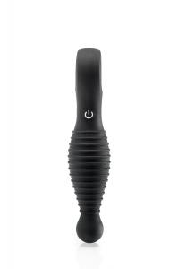 Silicone Black Racer Vibrator