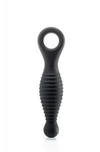 Silicone Black Racer Vibrator