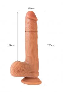Super Soft Realistic Dual Density Dick 2 2,5 cm