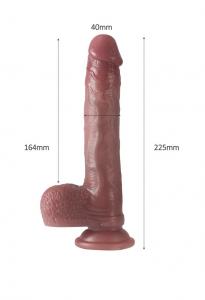 Super Soft Realistic Dual Density Dick 2 2,5 cm
