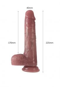 Super Soft Realistic Dual Density Dick 2 2,5 cm